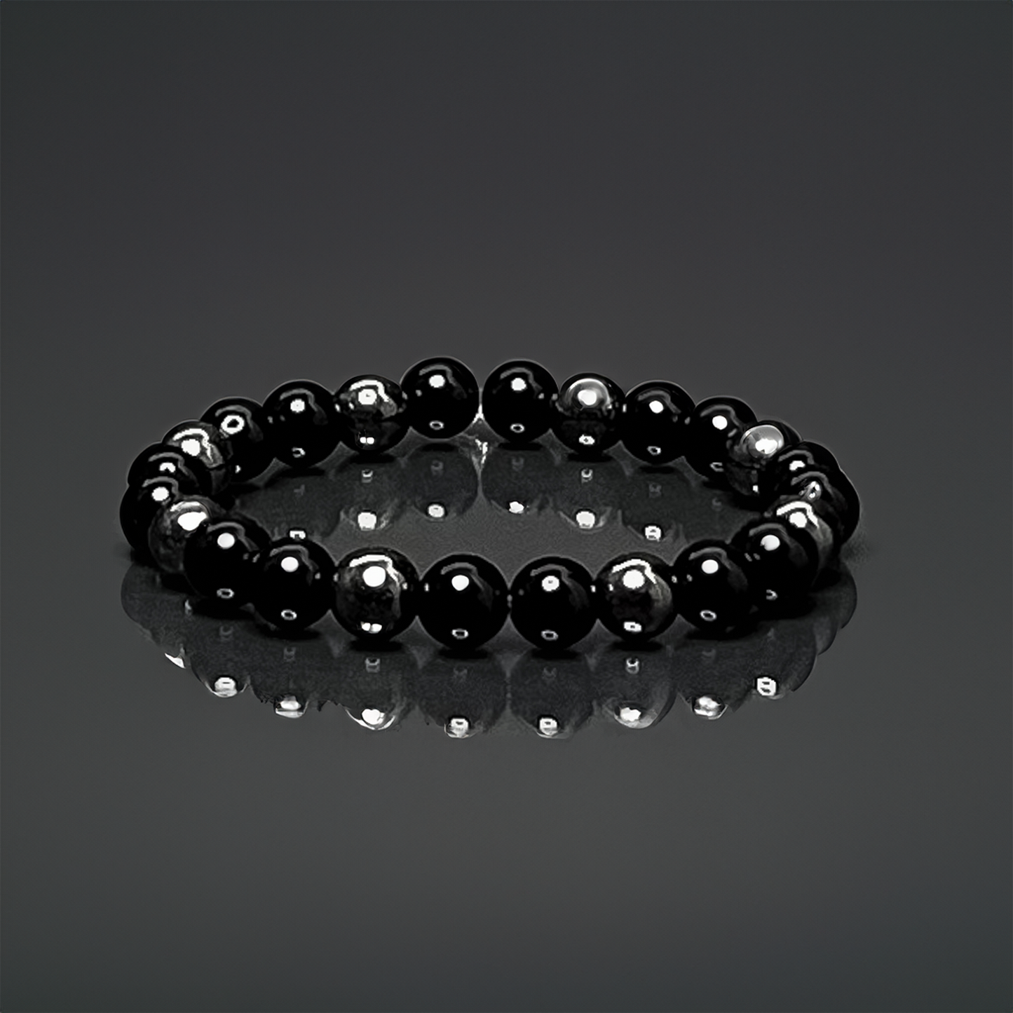 Onyx & Hematite Bracelet