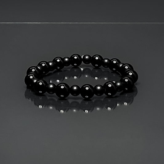 Onyx & Matte Onyx Bracelet (signature design)